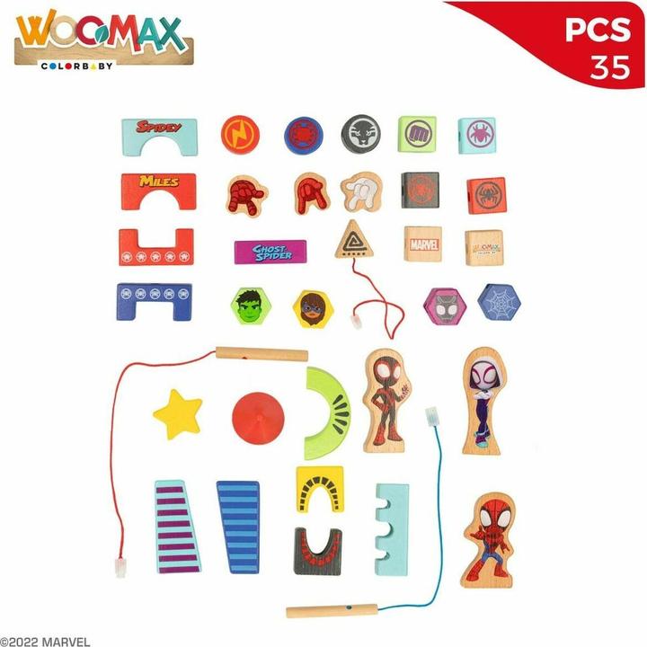 Image du produit Kit de construction Spidey, 33 pièces (6 unités)