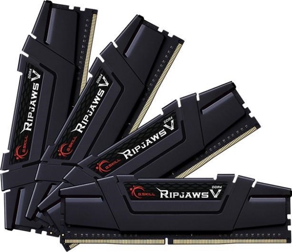 Productafbeelding G.Skill Ripjaws V (4 x 16GB, 3200 MHz, DDR4 RAM, DIMM 288 pin)