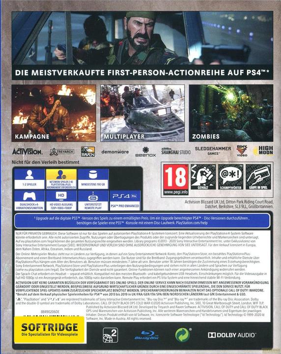 Immagine prodotto Activision Call of Duty: Black Ops Cold War (PS4, DE)