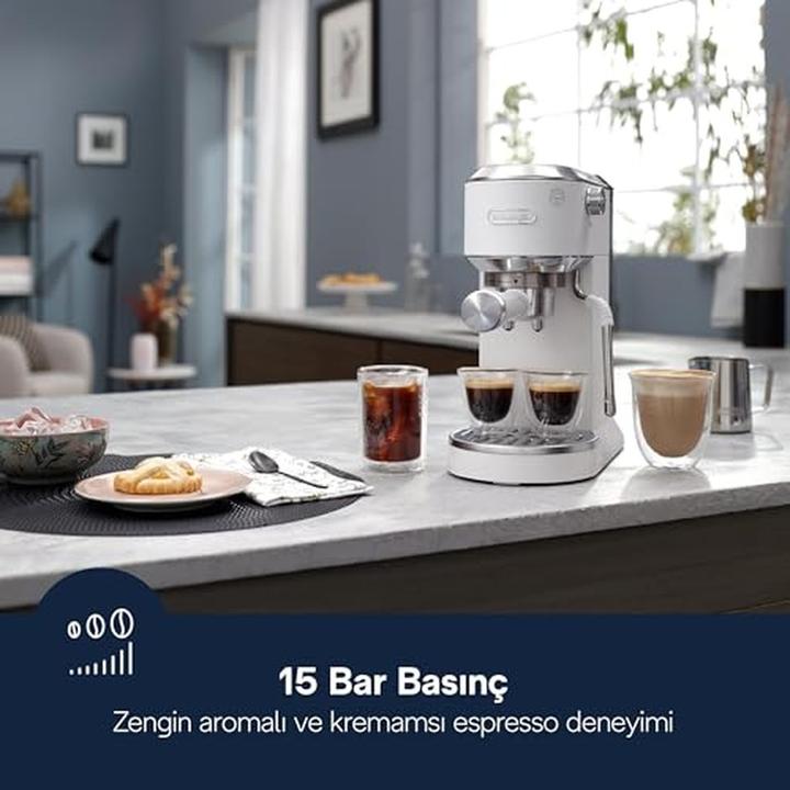 Image du produit De'Longhi DeLonghi Dedica Duo EC890.WI Siebträger Espressomaschine 0132106346