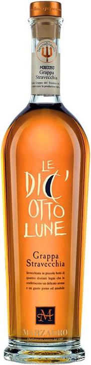 Produktbild Marzadro Grappa Le Diciotto Lune Stravecchia Distilleria, Trentino (1 x 50 cl)