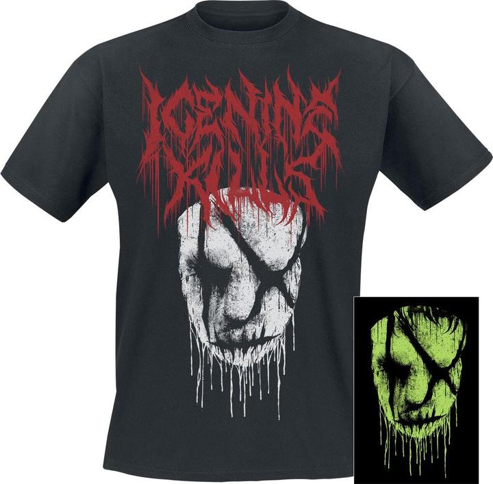 Produktbild Ice Nine Kills Face - Glow In The Dark (S)