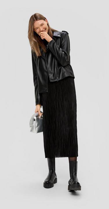 Produktbild s.Oliver Rock Plissierter Midirock (36)