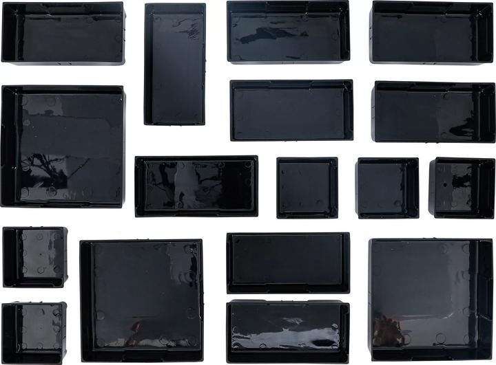 Actual product image BGS Plastic Strorage Trays for Workshop Trolley 17 pcs.