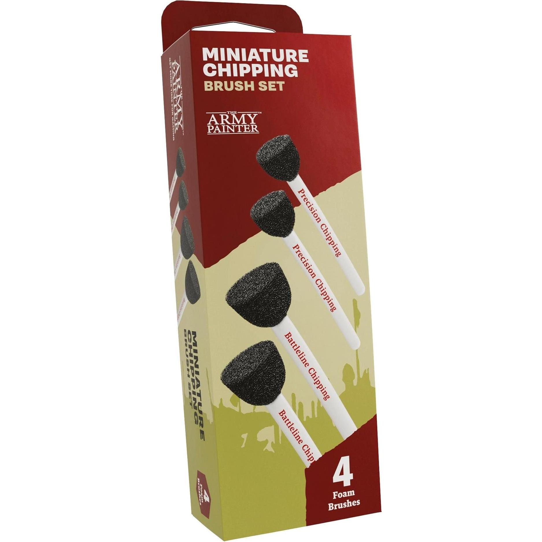 Army Painter, Pennello, - Miniature Chipping Brush Set