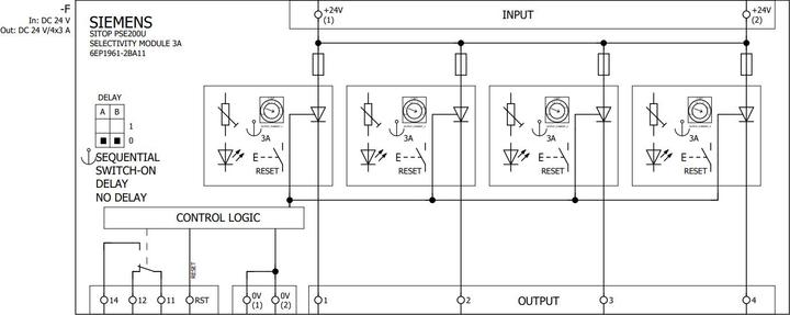 Produktbild Siemens Elektronische Sicherung 6EP196