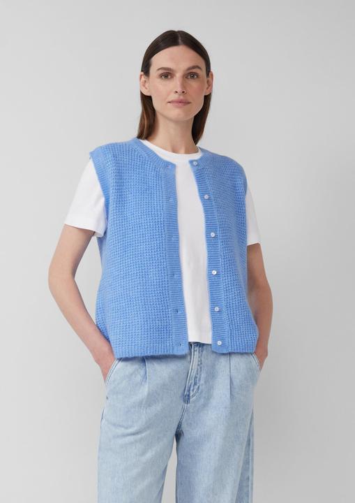 Produktbild s.Oliver Strickjacke Strickweste aus Alpakamix (40)