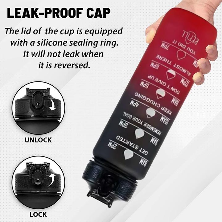 Produktbild ASMI Trinkflasche auslaufsicher mit Farbverlaufsdesign 1000 ml (1 l)