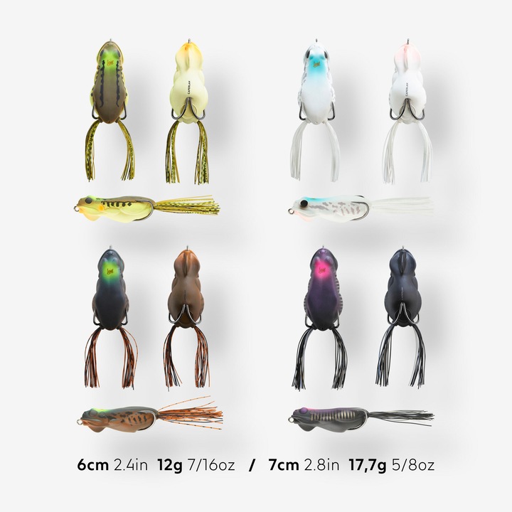 Produktbild Caperlan Kunstköder Frog 70 grün/natural (7 cm)