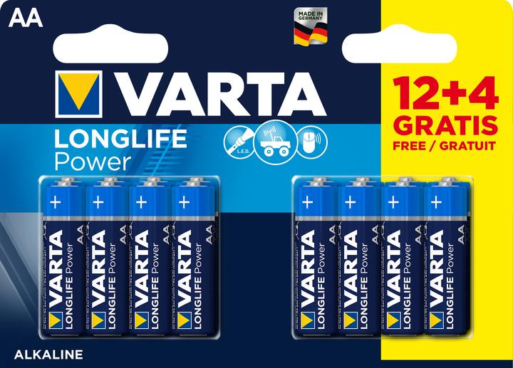 Immagine prodotto Varta Potenza di lunga durata (16 pz., AA, 2850 mAh)