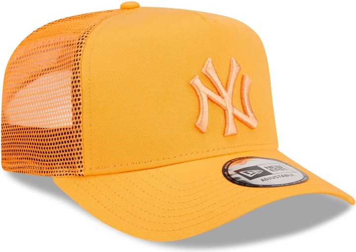 Actual product image New Era A-Frame Trucker Cap - Tonal New York Yankees Papaya (One size)