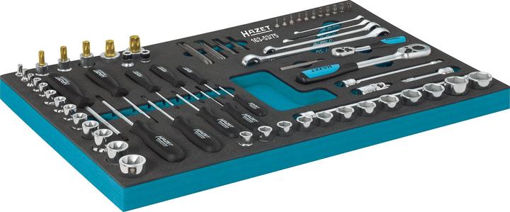 Produktbild HAZET Steckschlüssel Satz ∙ TORX Doppel-Ringschlüssel ∙ Steckschlüsseleinsätze usw. 163-53/75 ∙ Vi…