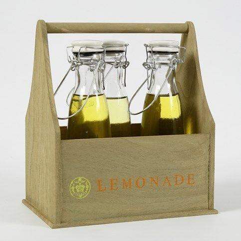 Actual product image Creativ Company Wooden article bottle carrier 3 pieces