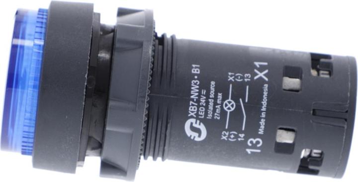 Actual product image Schneider Electric LED apšviestas paspaudimo mygtukas su 1Z mėlyna XB7NW36B1