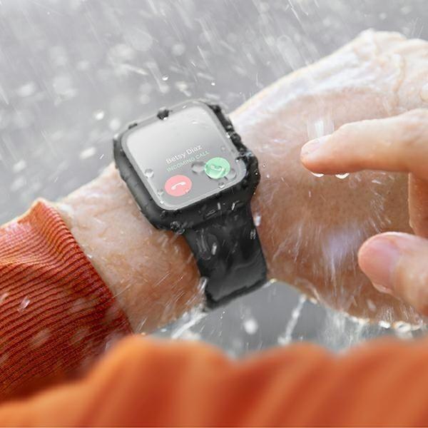 Actual product image PanzerGlass Case UNIQ Nautic Apple Watch 40 mm bright / black