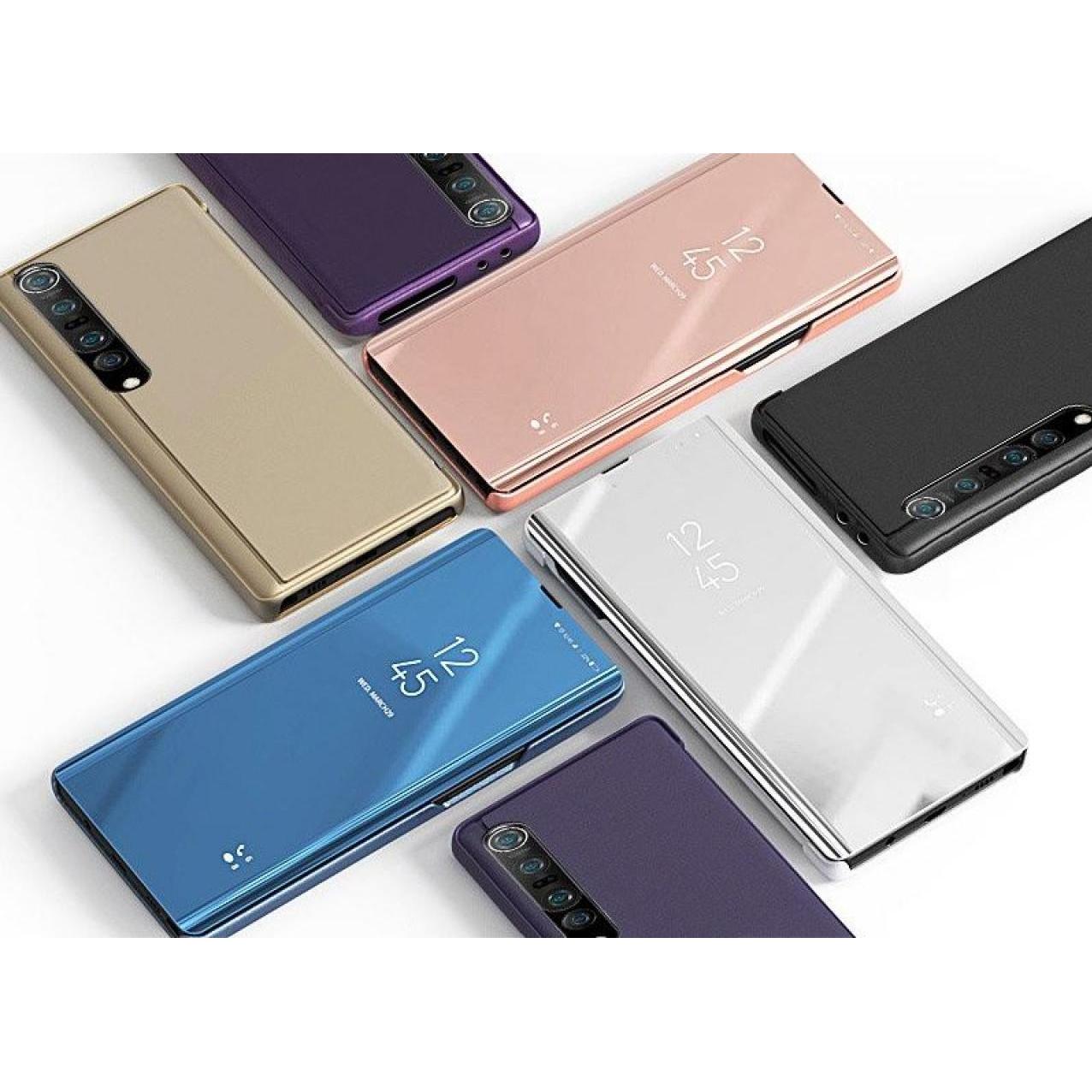 Screenguard Xiaomi Mi 10 Pro Clear View Flip Case (Xiaomi Mi 10 Pro), Smartphone Hülle, Schwarz