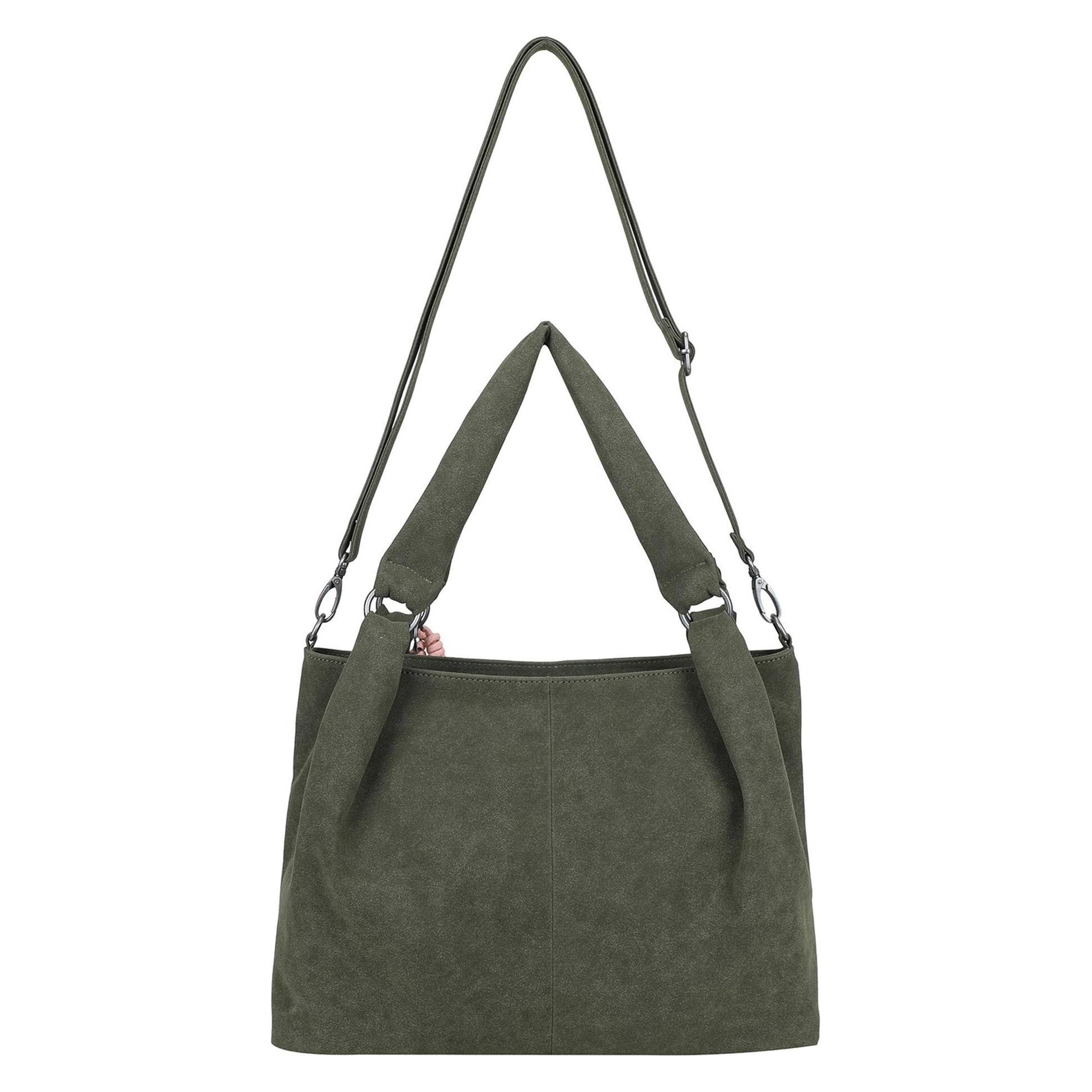 Fritzi Aus Preußen, Damen, Tasche, Sue03 Suede Jacky Shoulder Bag, Grün, (20 l)
