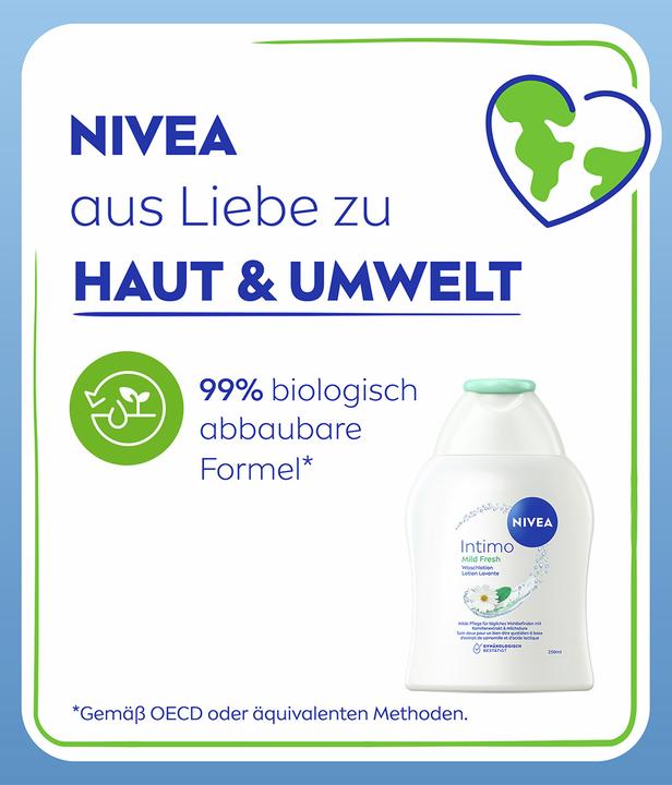 Actual product image NIVEA Intimo Mild Fresh Wash Lotion (Intimate washing lotion, 250 ml)