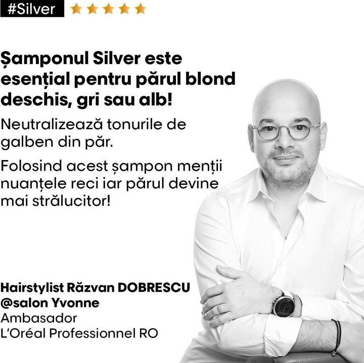 Immagine prodotto L'Oréal Professionnel Série Expert Silver - Shampoo professionale (300 ml, Shampoo liquido)