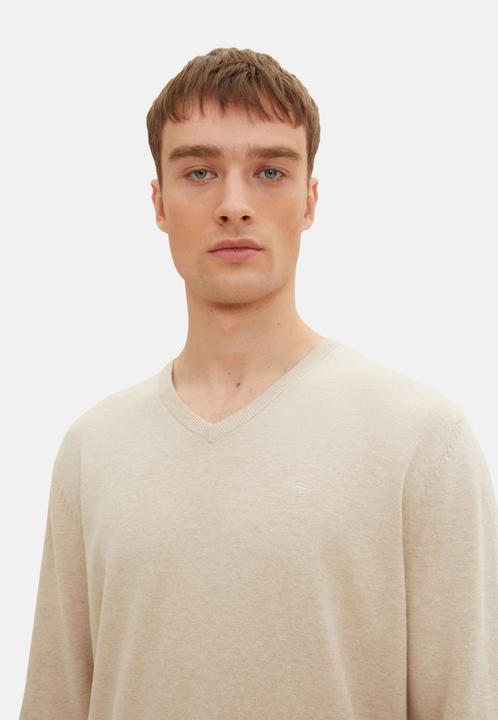 Produktbild Tom Tailor Strickpullover Pullover V-Neck (3XL)