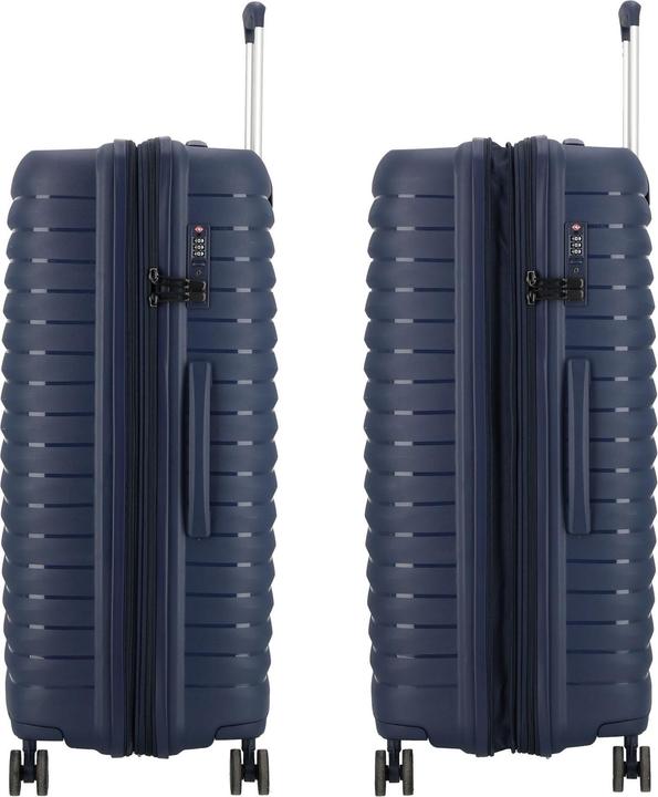 Immagine prodotto D&N Travel Line 4500 Carrello a 4 ruote L 75 cm con piega ad espansione (100 l)