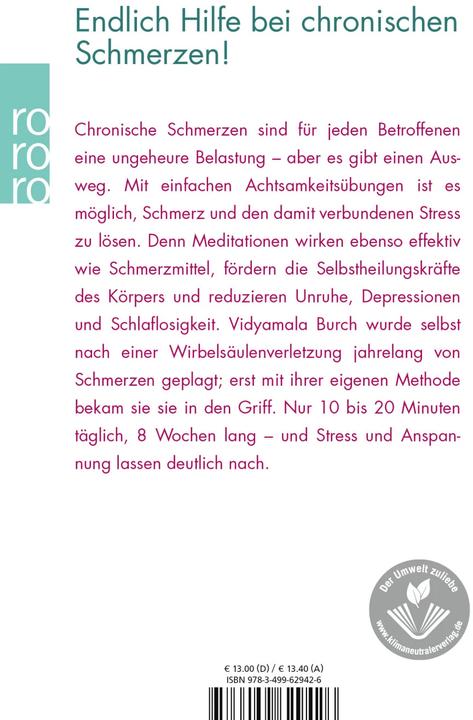 Produktbild Schmerzfrei durch Achtsamkeit (Deutsch, Danny Penman, 2015)