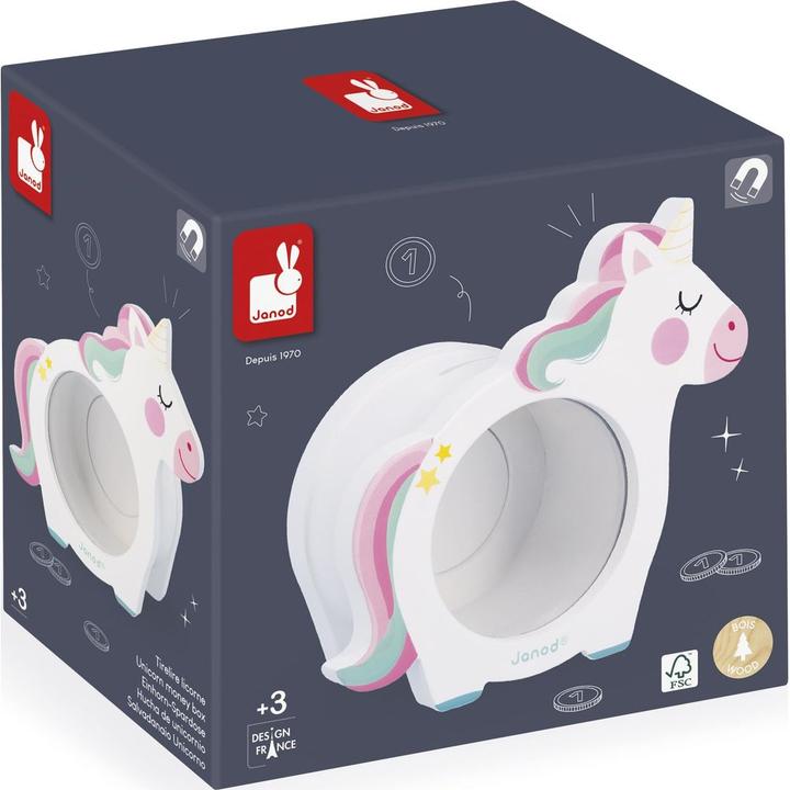 Produktbild Janod Einhorn Spardose