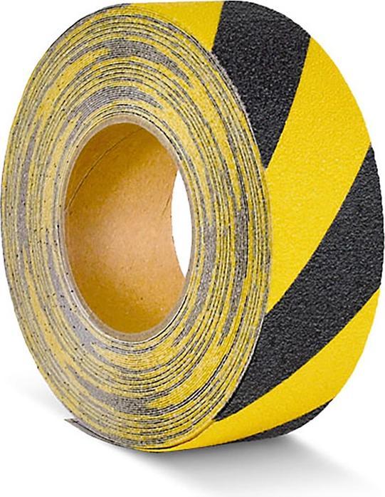 Image du produit Moravia Antidérapant 50 mm noir-jaune Adhésif, rouleau de 18 m (50 mm)