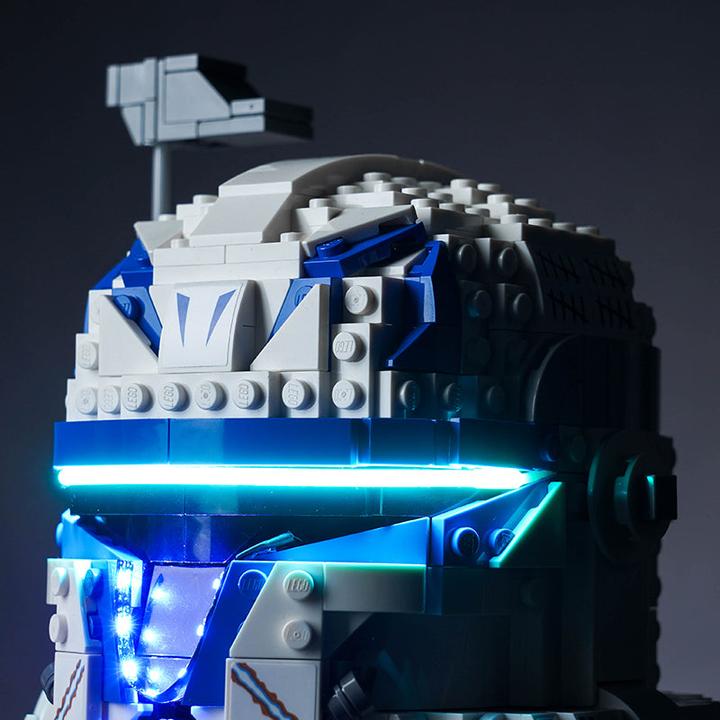 Immagine prodotto BrickBling LED Licht Set für LEGO Captain Rex Helm (75349)