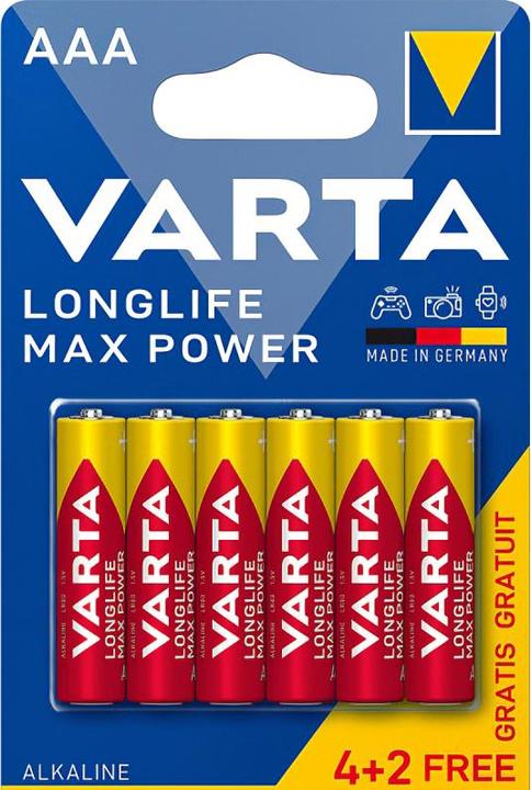 Productafbeelding Varta AAA Max Tech, 4+2st (6 Pcs., AAA)