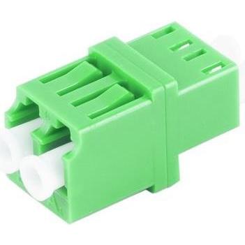 Shiverpeaks -BASIC-S--LWL-Verbinder, LC-LC, RJ45 Style, Duplex, grün, Netzwerkkabel