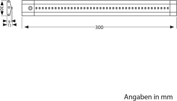 Actual product image Ledscom.de LED Unterbauleuchten-Set SIRIS, 3x 30cm (370 lm)