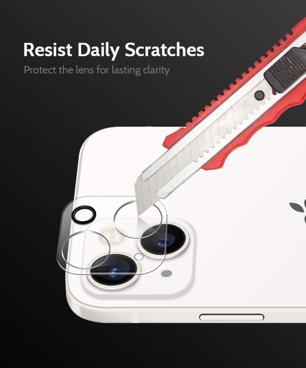 Produktbild Deltalabs Kamera Abdeckung iPhone 15 / iPhone 15 Plus (1 Stück, Apple iPhone 15, Apple iPhone 15 Plus)