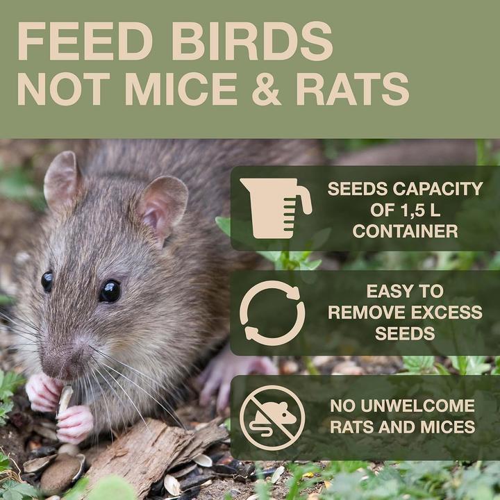 Actual product image Swissinno Vogel-Futtersilo Davos sage SMART BIRDS