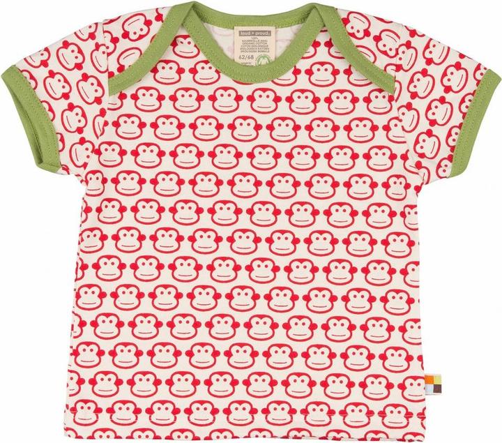 Immagine prodotto loud + proud Maglietta per bambini con scimmia allover (74, 80)