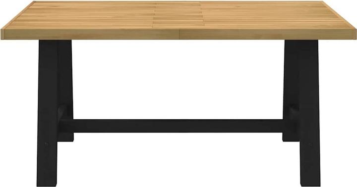 Actual product image VidaXL NOAIN dining table A-shaped legs 180x90x75 cm solid pine wood (180 x 90 x 75 cm)