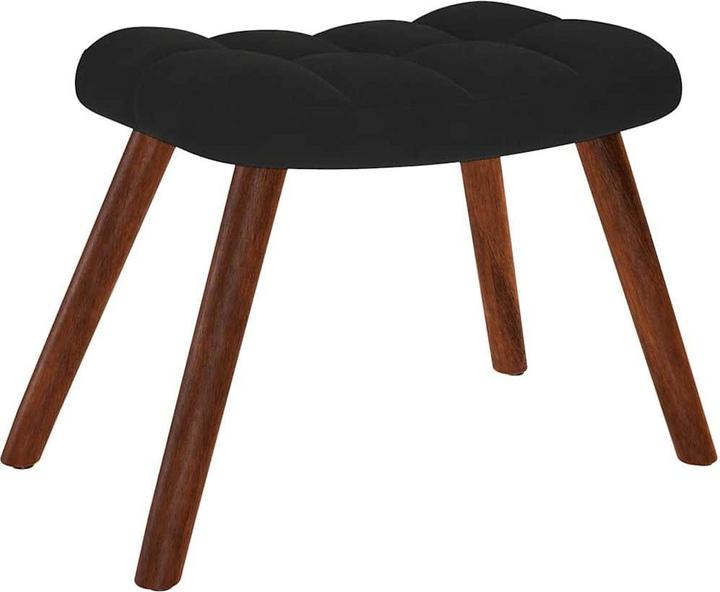 Actual product image vidaXL Schaukelstuhl mit Hocker