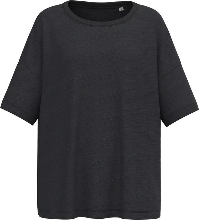 Spasso Öko-freundliches Oversize Slub T-Shirt für Damen (S)