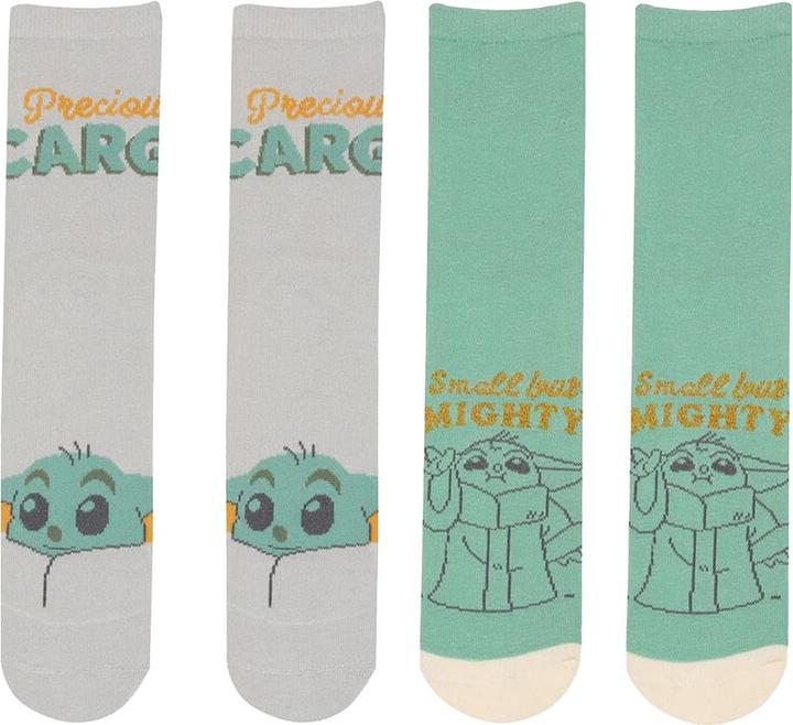 Immagine prodotto Star Wars Calzini Grogu Adulto Unisex Misura Confezione 3 (confezione da 3, L/XL)
