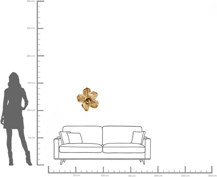 Produktbild Kare Design Wandschmuck Orchid Gold 44cm (40 x 44 cm)