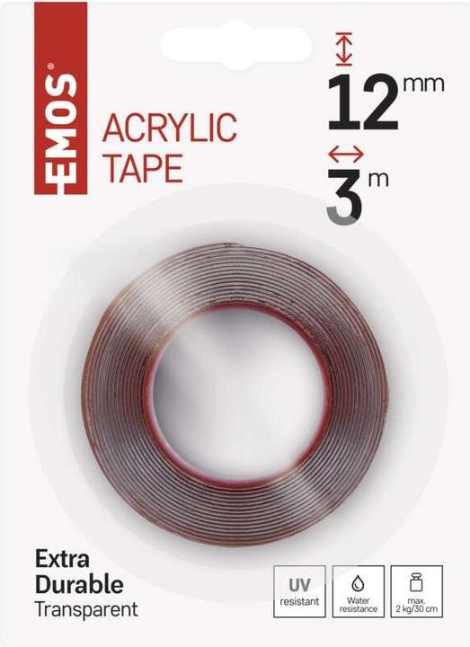 Produktbild Emos Acrylband 18mm / 3m transparent (18 mm)