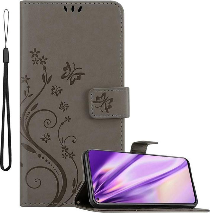 Actual product image Cadorabo Flower Book Cover (Samsung Galaxy A8s)