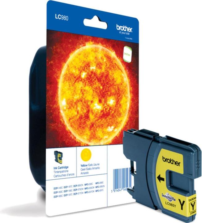 Actual product image Brother LC980YBP - Yellow - Original - blister pack (Y)