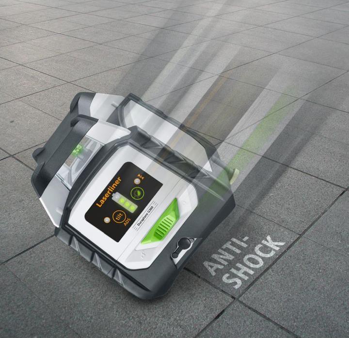 Produktbild Laserliner Hybridlaser Duraplane G360 Set 175cm (GRX 60 2Lithium LT 3m Hardcase) - 052.555A