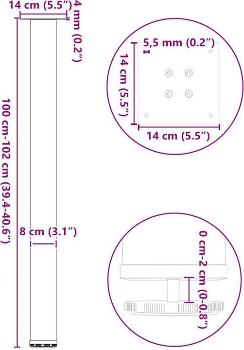 Produktbild VidaXL Magnus