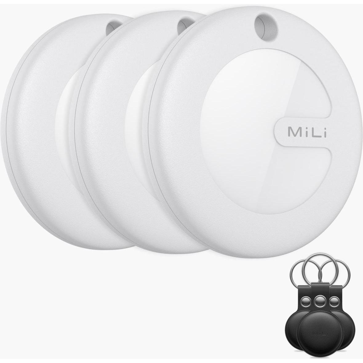 Thumbnail - Mili MiTag (3 Pack) (iOS, iPadOS, Apple), Tracker, Schwarz, Weiss
