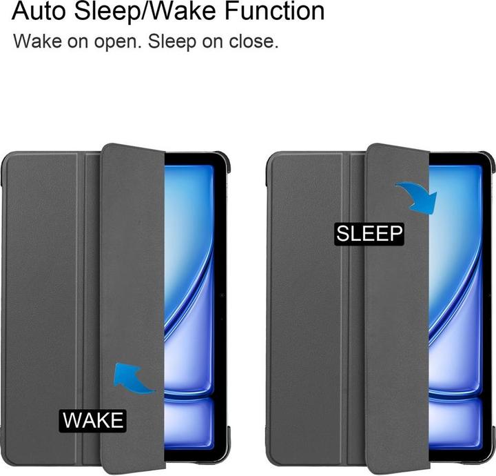 Produktbild Ueli Express Tri-Fold Schutzhülle mit Sleep Wake Funktion (iPad Air 13 2025, iPad Air 13 2024 (M2))