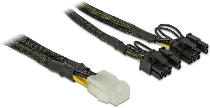Produktbild Delock 6Pin auf 2x 8Pin oder 2x 6Pin Stromadapter (30 cm, 6 pin PCI-Express, 6+2 pin PCI-Express)