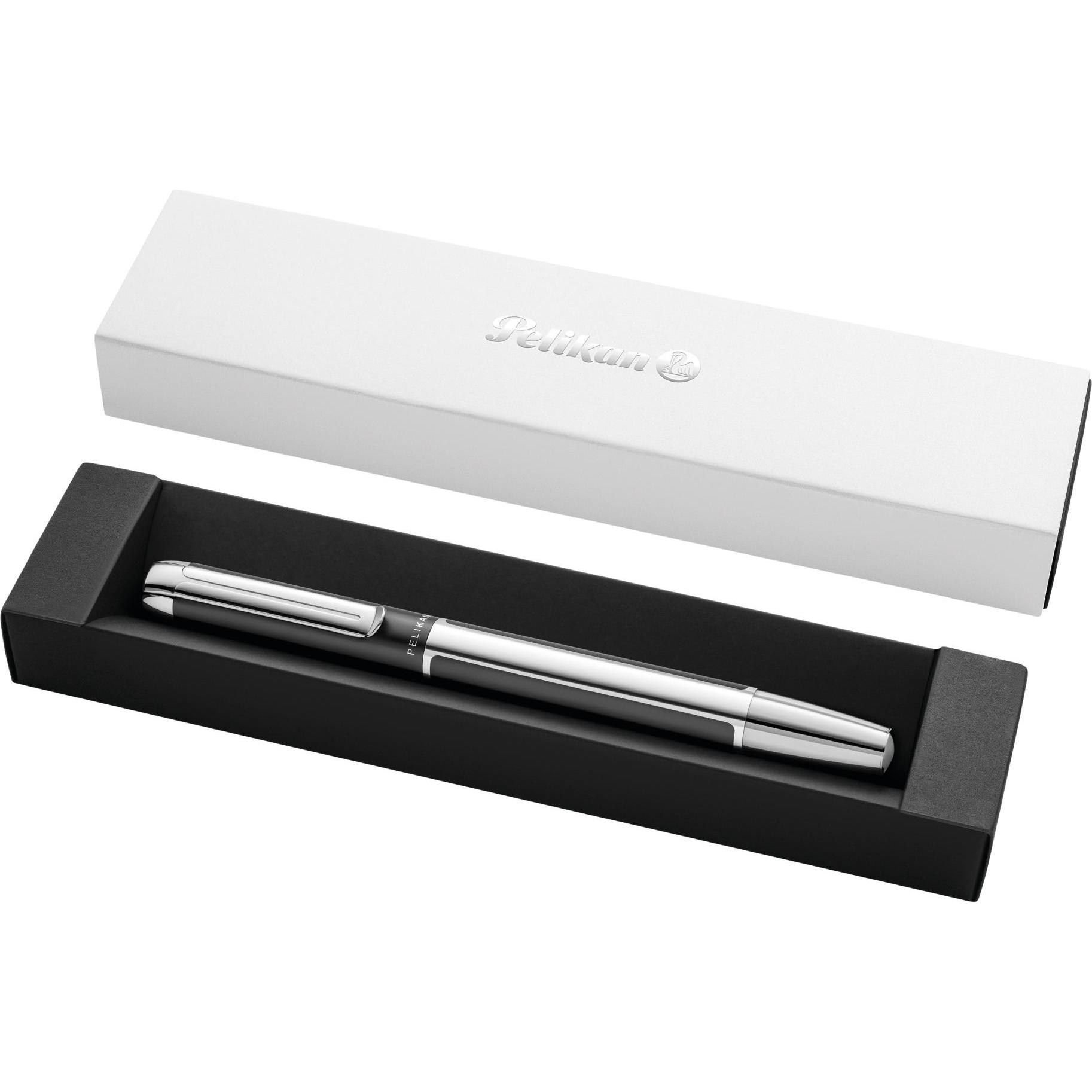 Thumbnail - Pelikan, Schreibstifte, Füllhalter PURA P40 Anthrazit F Geschenkbox (Anthrazit, 1 x)