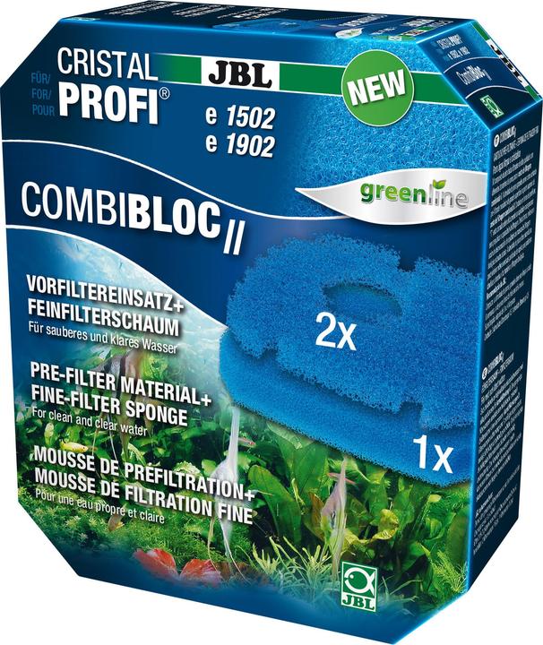 Produktbild JBL Aquaristik und Terraristik CombiBloc II CristalProfi e1502/e1902 (Aussenfilter, Süsswasser)